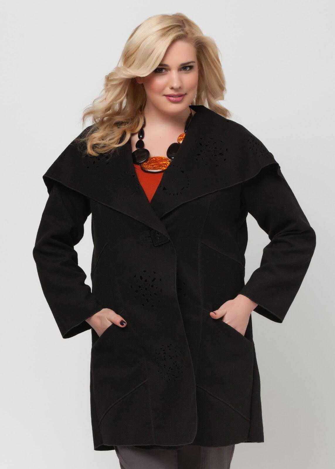 Пальто больших размеров для женщин