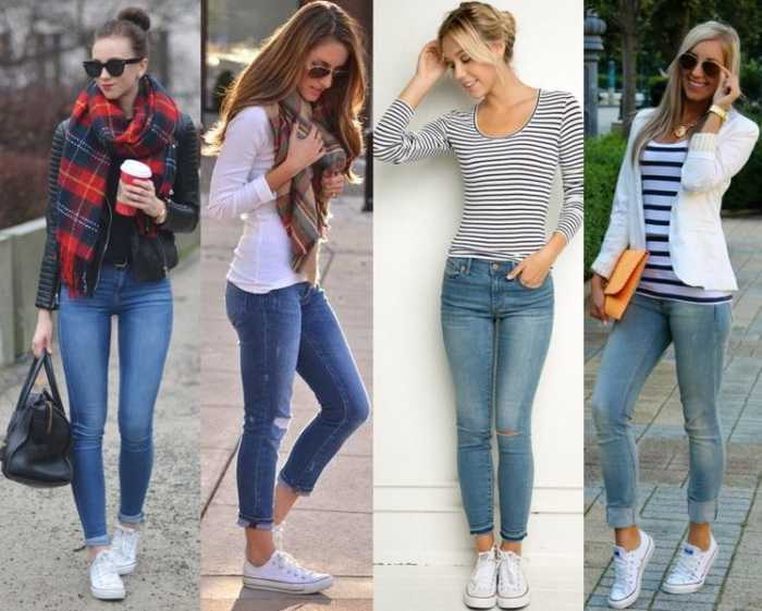 Короткие джинсы: с чем носить укороченные модели (фото)