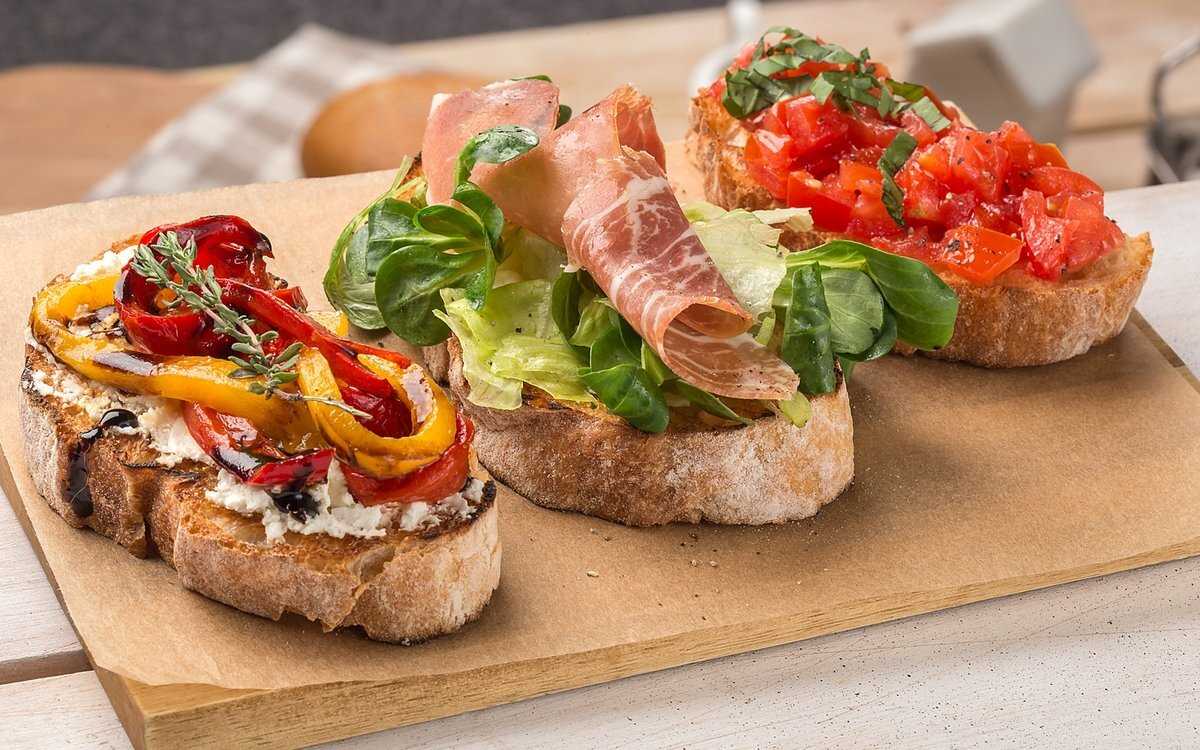 Брускетта: 5-топ рецептов вкусной итальянской закуски с фото, видео вкусная кухня