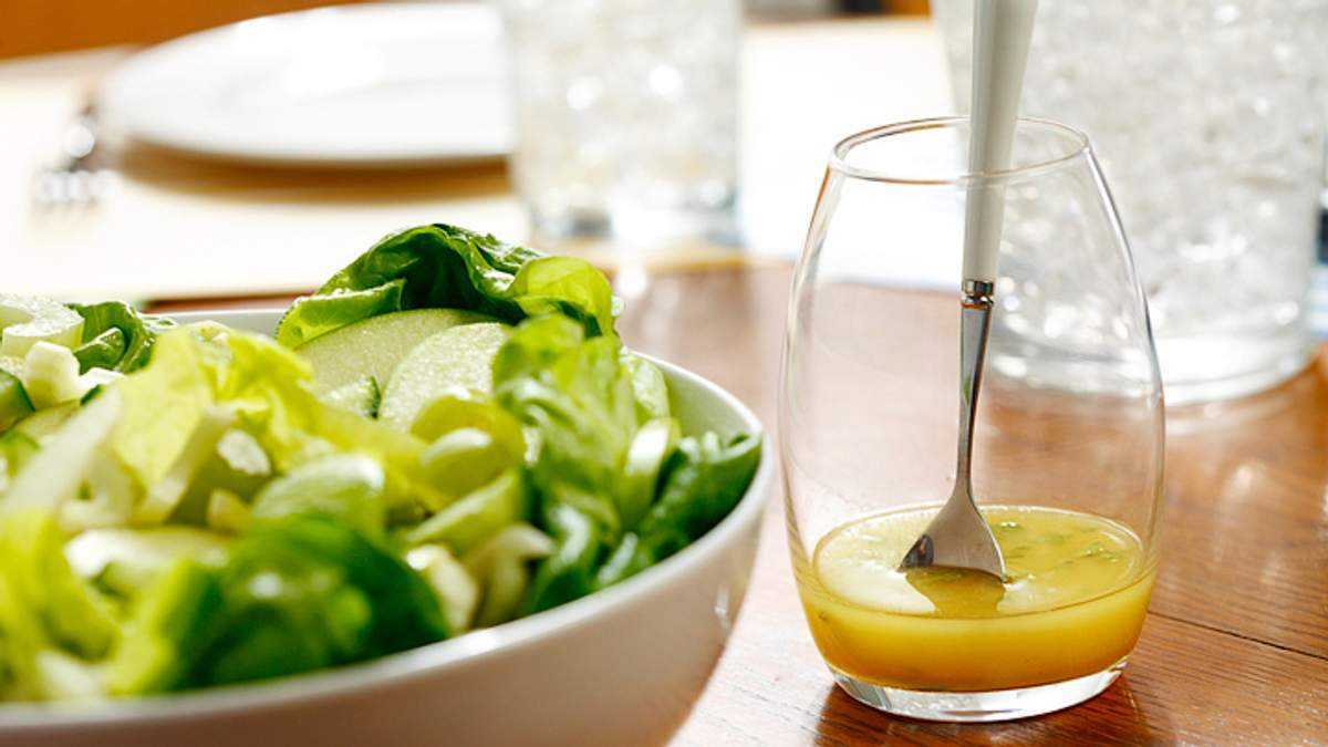 Соус для салата из свежих овощей заправки