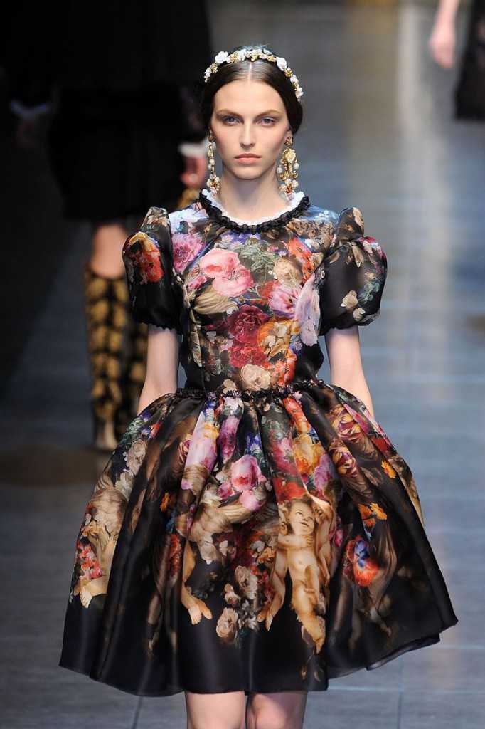 Стиль рококо и барокко в современной одежде