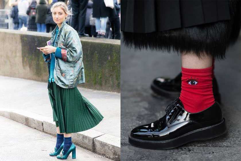 Как и с чем носить женские кроссовки-носки: модные тренды 2022