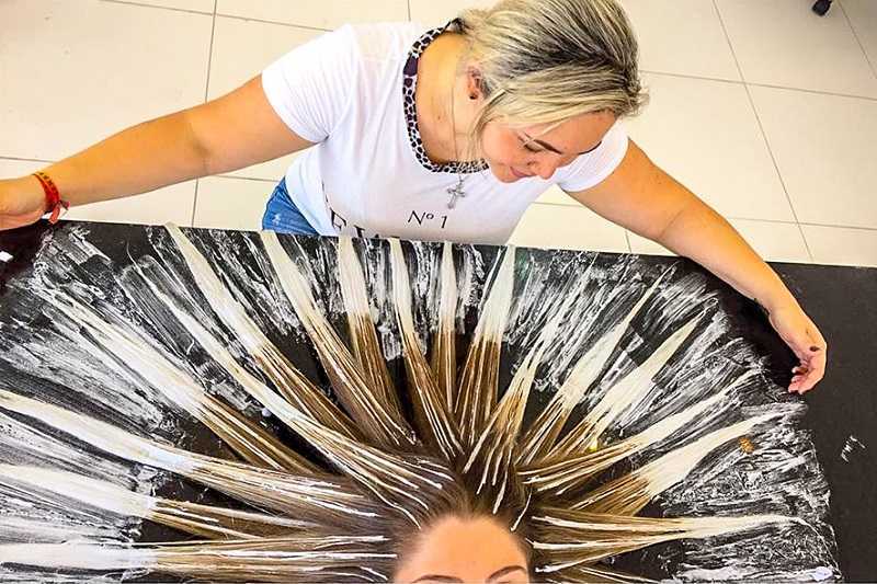 Окрашивание волос: пошаговые техники