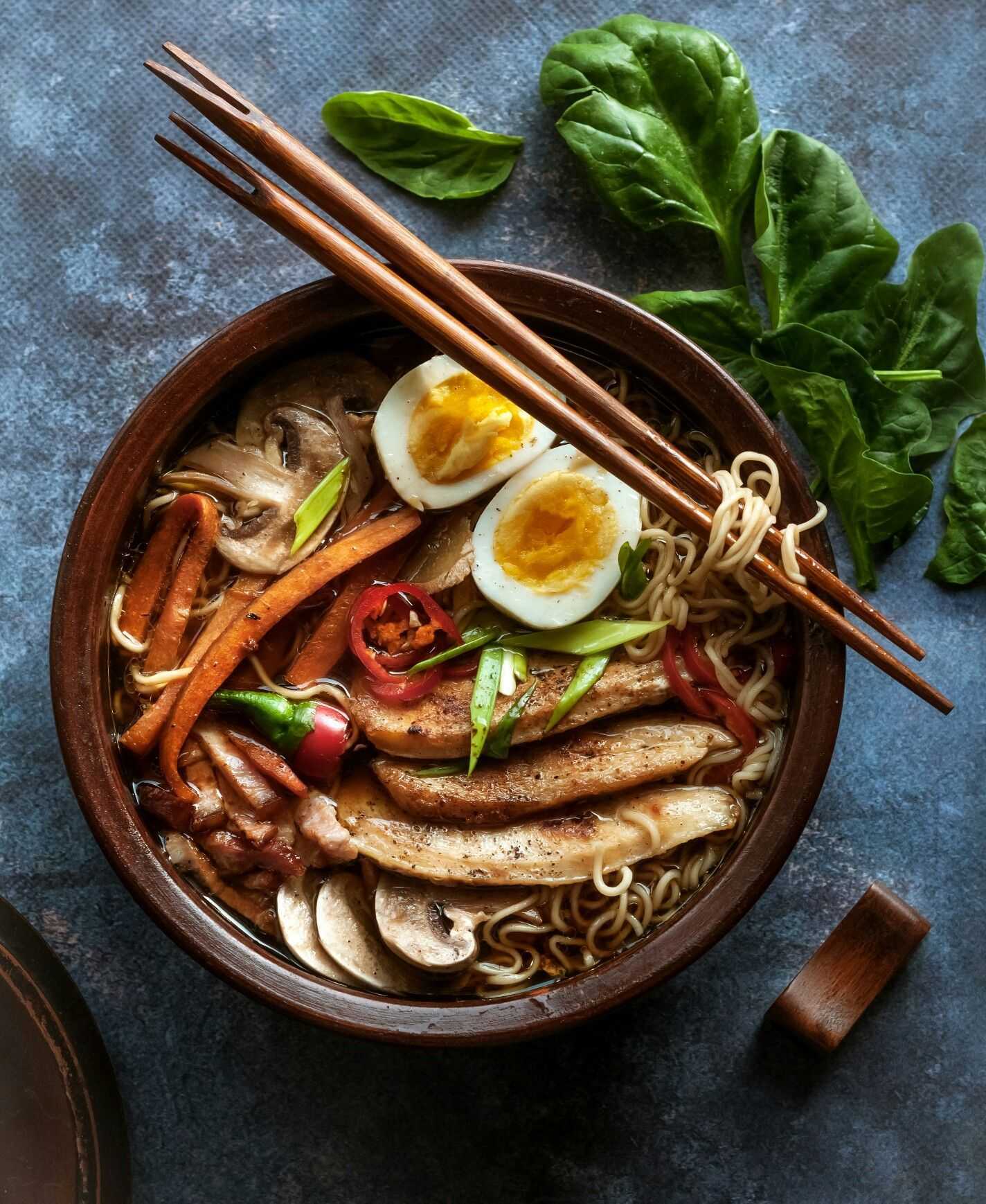 Лапша рамен и виды супов рамен в азиатской кухне