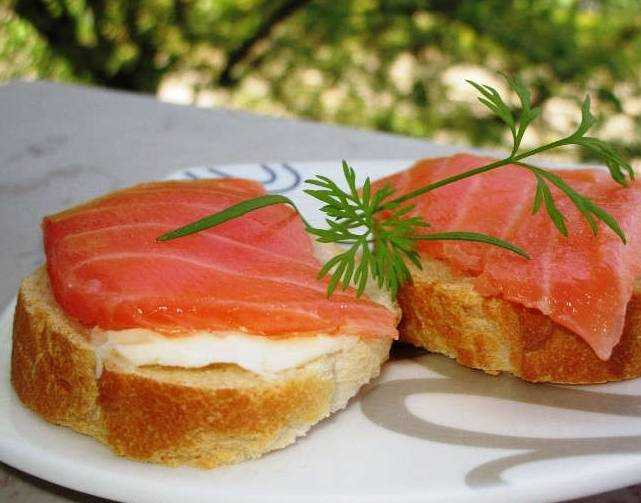 Бутерброды с красной рыбой на праздничный стол — простые и вкусные рецепты к новому году 2022