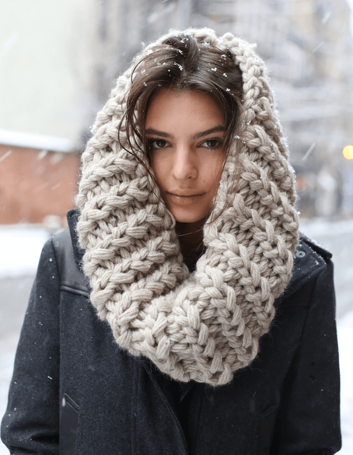 С чем и как носить снуд (шарф-хомут)