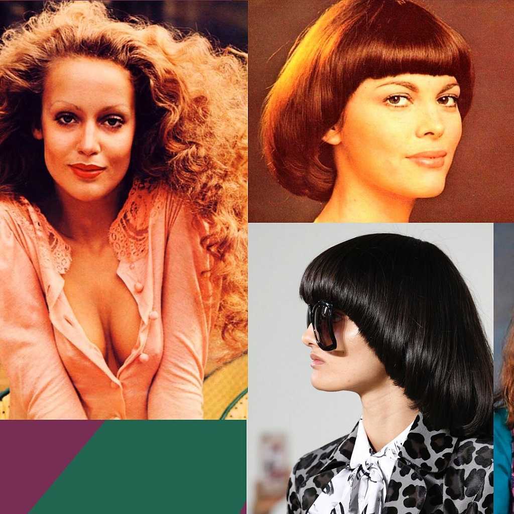Прически 70-х годов: фото женских модных стрижек, одежды в стиле 1970, тенденции моды, что носили и как красились женщины, описание того времени, самые популярные укладки на длинные, средние и коротки