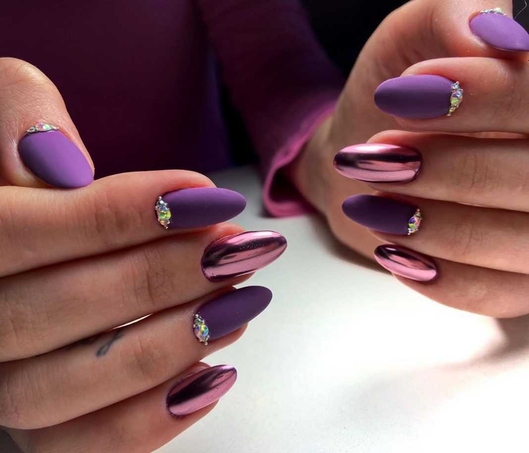 Идеи фиолетового маникюра • журнал nails