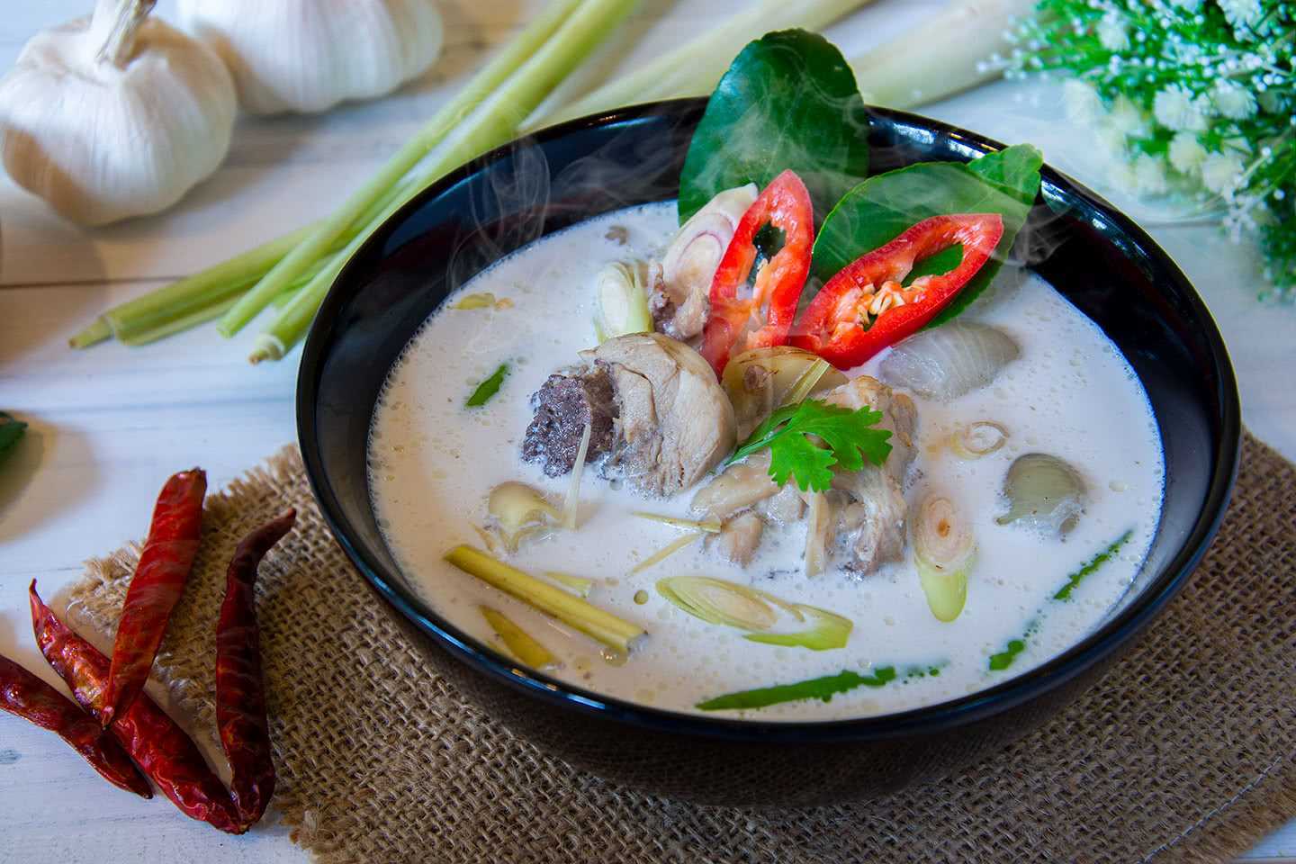 Тайский суп том кха – классический рецепт приготовления в домашних условиях