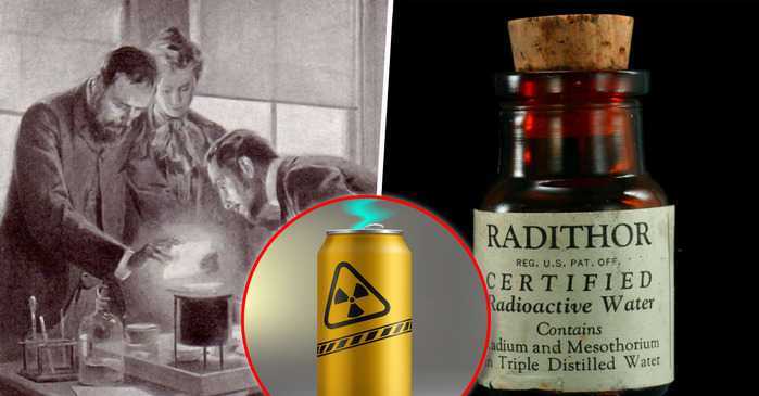 Радиоактивная косметика Tho-Radia появилась в начале 1930 годов и даже после того, как было доказан ее вред, она пользовалась популярностью еще много лет