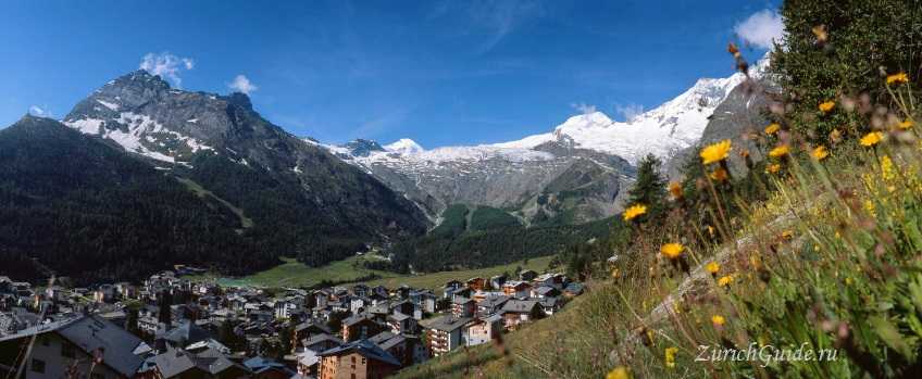 Швейцарский горнолыжный курорт саас-фе (saas-fee)