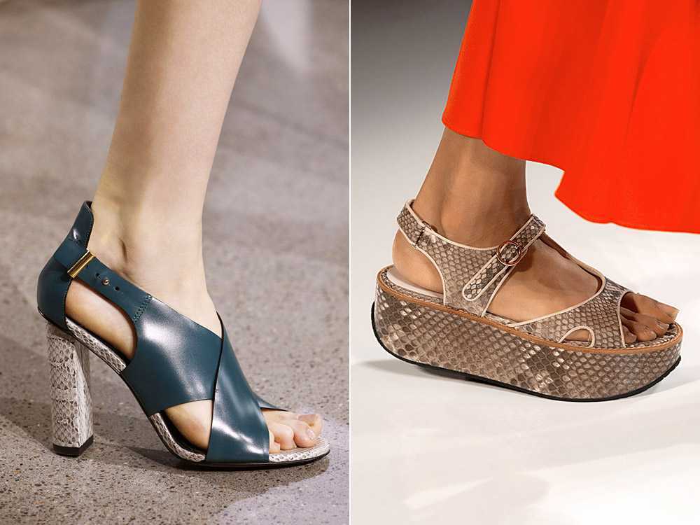 Модные тенденции в обуви весна лето