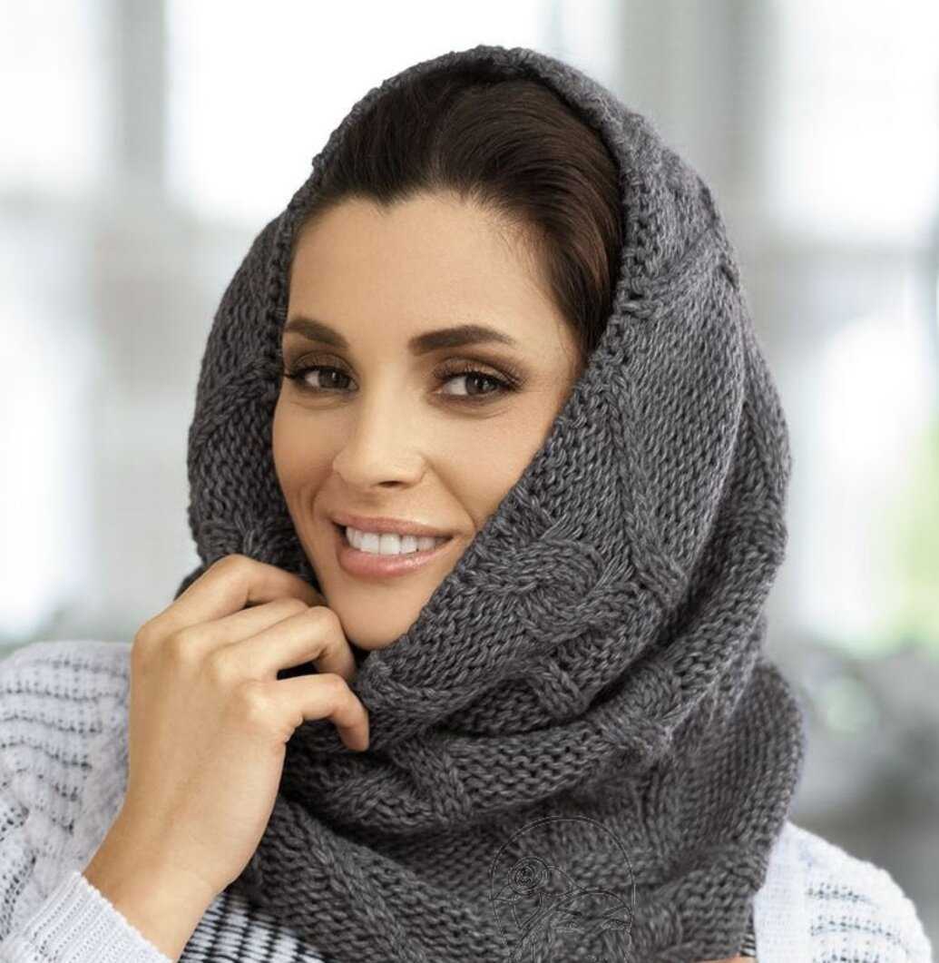 Как носить шарф-хомут: фото-советы