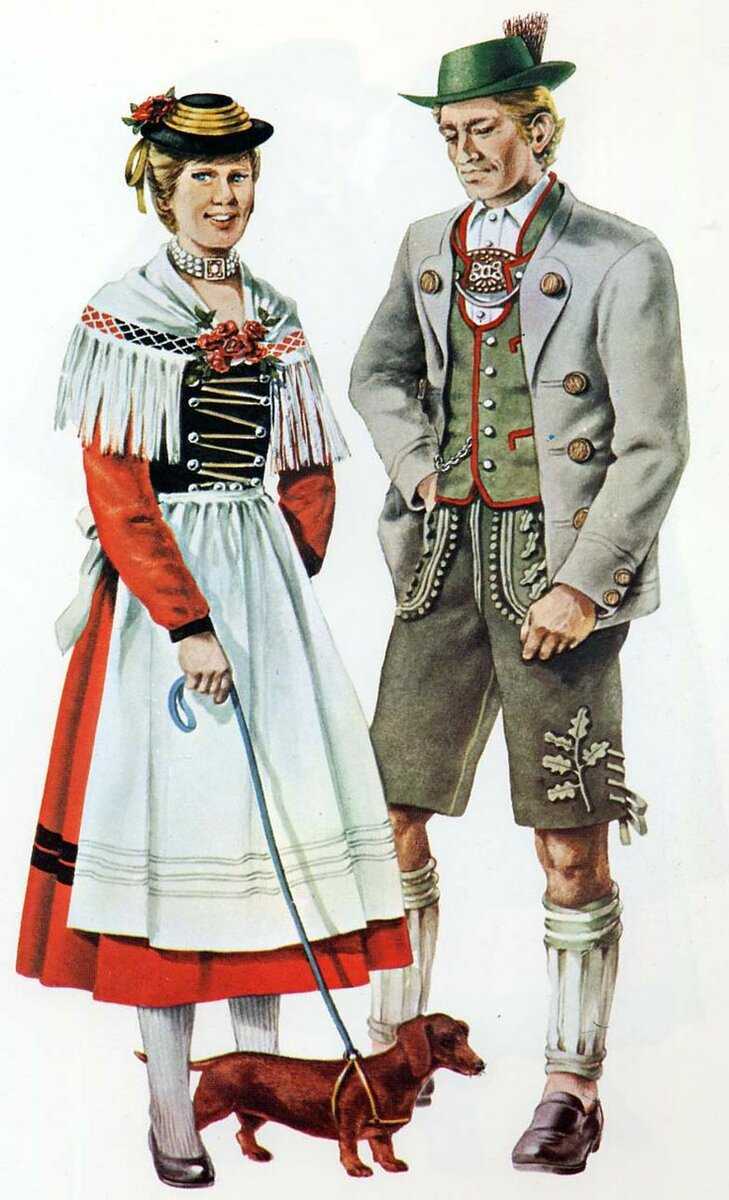 Народный костюм германии