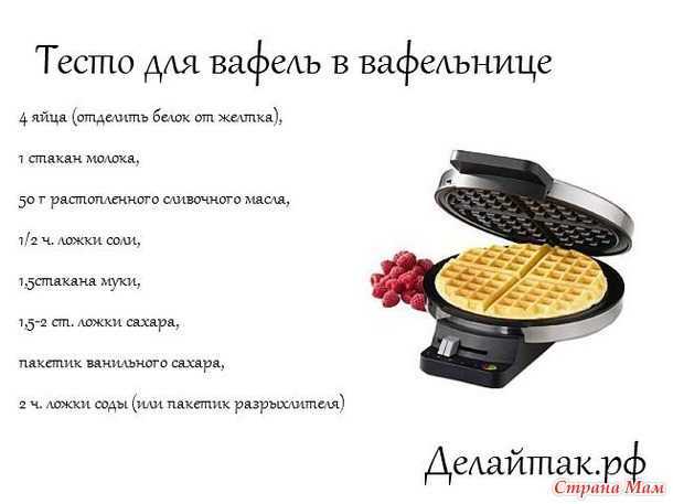 Вафли в вафельнице хрустящие классические рецепт с фото фоторецепт.ru