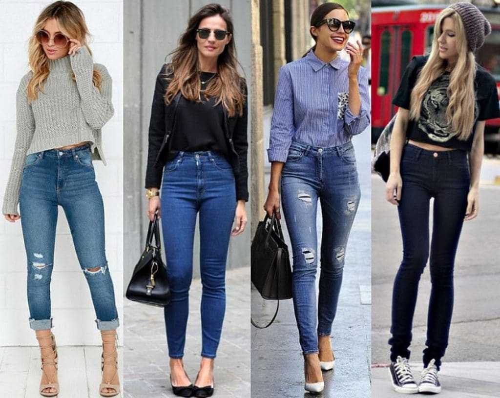 Черные джинсы женские: с чем носить, как модно сочетать, фото луков