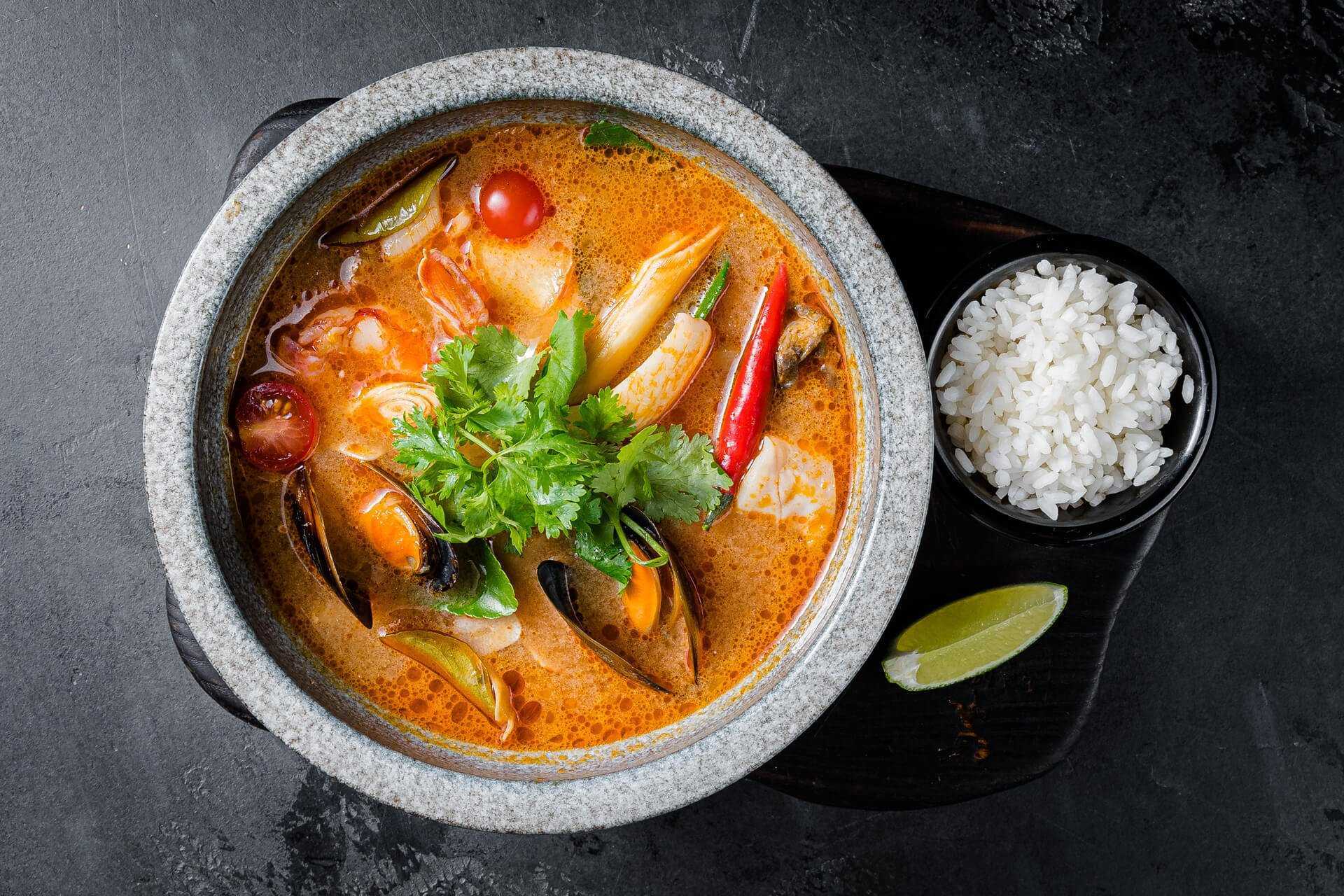 Знаменитый тайский суп том ям: 5 рецептов