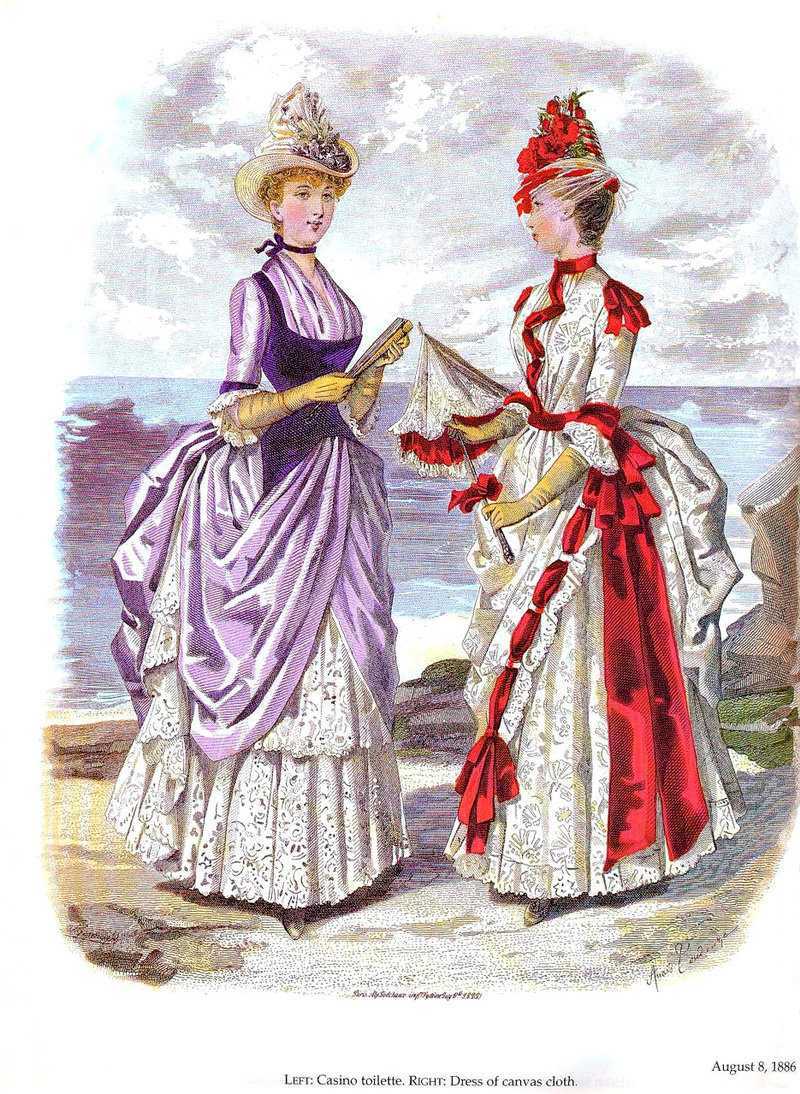 Мода Франции 19 века женщины