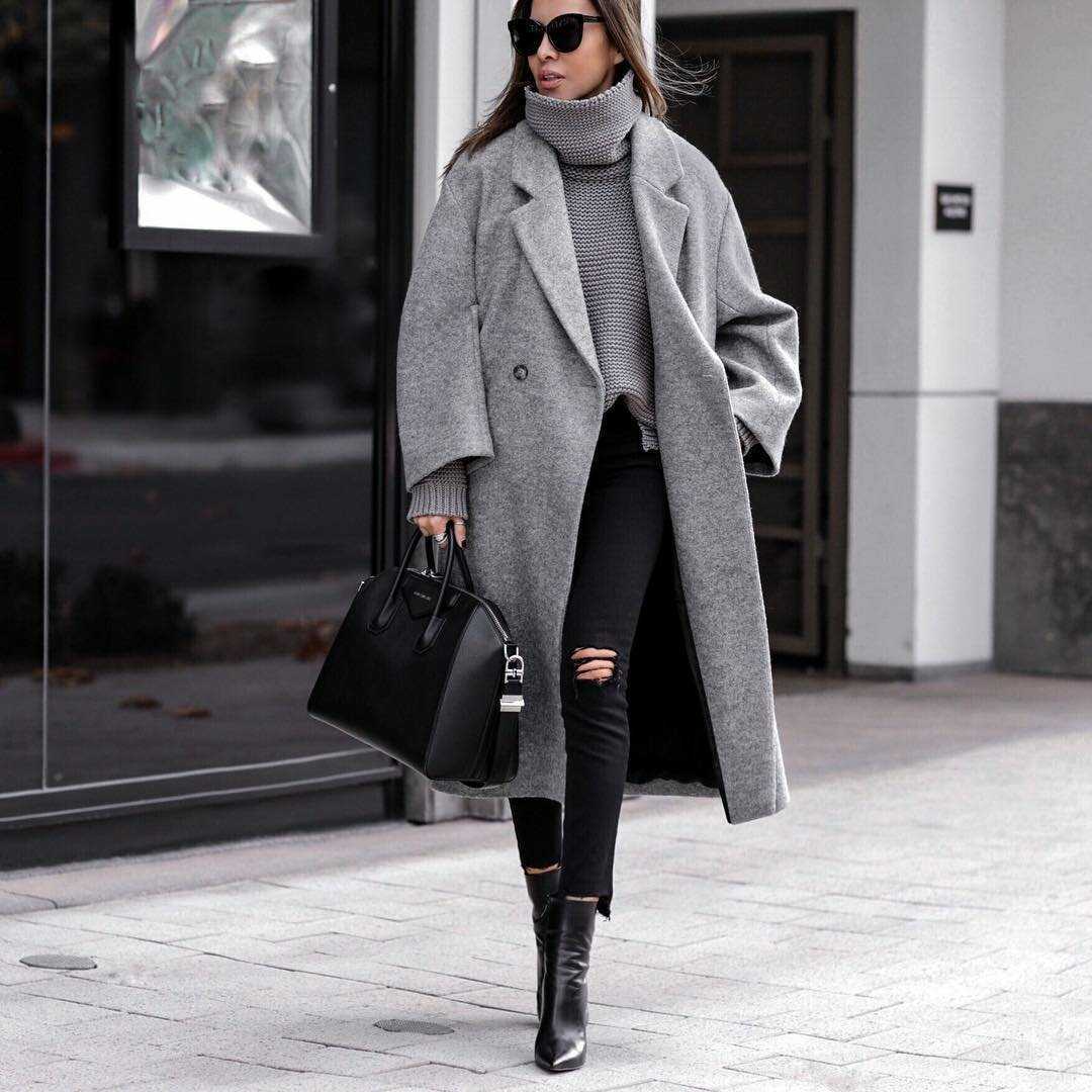 В этом холодном сезоне серое пальто на пике популярности, его можно причислить к модным трендам Милитта предлагает ознакомиться с новинками от модных брендов и узнать советы стилиста, как носить