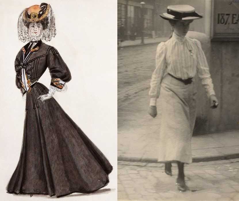Мода во времена дефицита: как одевались после революции 1917 года — нож