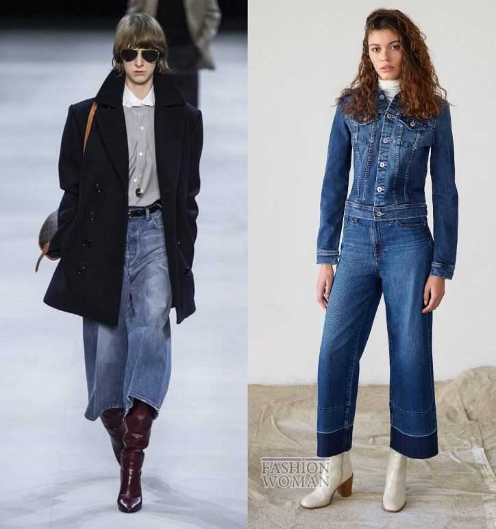 Широкие джинсы 2021, какие модели актуальны, кому подойду, с чем носить